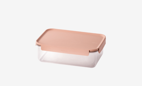 קופסת אחסון 2.8 ליטר מכסה בצבע ורוד פסטל מסדרת קלאסיק פלוס של Lock&Lock