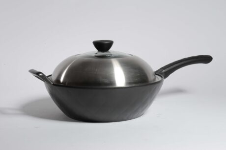 ווק יציקת אלומיניום עם מכסה - סדרת סאלון Lock & Lock