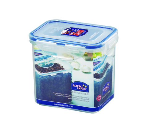 קופסת אחסון Lock&Lock הרמטית 850 מ"ל דגם 808 – פתרון אחסון בטוח ועמיד