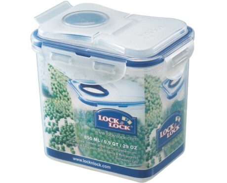 קופסת אחסון Lock&Lock הרמטית עם פתח עליון 850 מ"ל דגם 808F