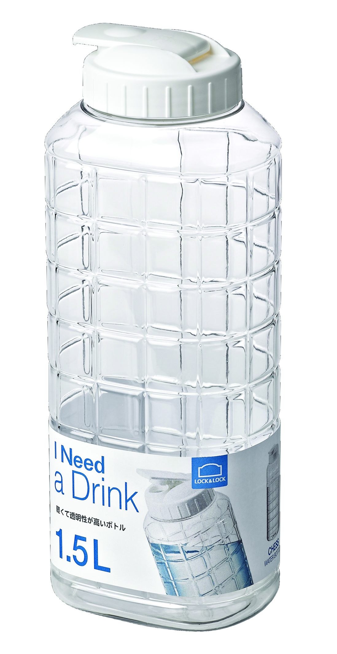 700-812-4.jpg קנקן מלבני לשתייה קרה 1.5 ליטר של Lock&Lock – תמונה 1