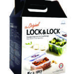 סט 5 קופסאות אחסון הרמטית Lock&Lock ארוז באריזת מתנה דגם HPL815SG5