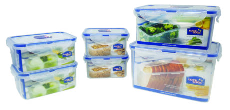 סט 6 קופסאות אחסון הרמטיות Lock&Lock דגם HPL818SP6-03