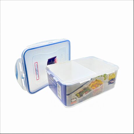 קופסת אחסון Lock&Lock הרמטית מחולקת 2.3 ל' מידות: 9.5x16.5x23.2 ס"מ דגם 825B