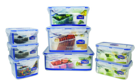 סט 8 קופסאות אחסון Lock&Lock הרמטיות דגם HPL826SP8-01