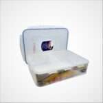 קופסת אחסון Lock&Lock הרמטית מחולקת 3.9 ליטר מידות: 29.5x23x8.4 ס"מ דגם 834C