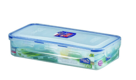 קופסת אחסון Lock&Lock הרמטית עם רשת 1.6 ל' מידות: 6x15.2x29.7 ס"מ דגם 847