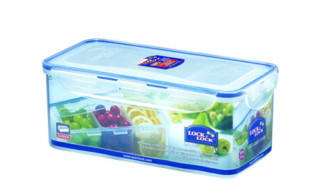 קופסת אחסון Lock&Lock הרמטית מחולקת 3.4 ל' מידות: 11.8x15.2x29.7 ס"מ דגם 848C