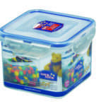 קופסת אחסון Lock&Lock הרמטית 680 מ"ל מידות: 8.7x12.1x12.1 ס"מ דגם 851