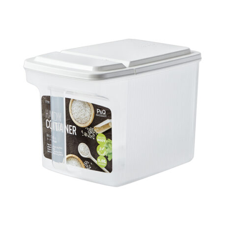 קופסא לאחסון מזון יבש 5 ליטר עם ידית Lock&Lock מידות: 17.7x17.1x26.4 ס"מ
