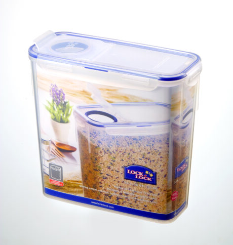 קופסת אחסון 4.3 ליטר עם פתח עליון Lock&Lock מידות: 28x11.2x23.7 ס"מ דגם 714F