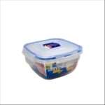 קופסת אחסון Lock&Lock הרמטית 520 מ"ל בבושקה. מידות: 7.2x13.7x13.7 ס"מ. הקופסאות בסדרה נכנסות האחת בתוך השנייה לחיסכון ויעילות באחסון. דגם HSM8430