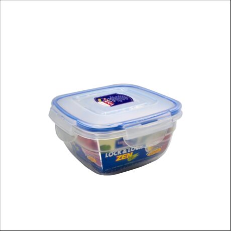 קופסת אחסון Lock&Lock הרמטית 520 מ"ל בבושקה. מידות: 7.2x13.7x13.7 ס"מ. הקופסאות בסדרה נכנסות האחת בתוך השנייה לחיסכון ויעילות באחסון. דגם HSM8430