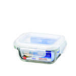 תבנית זכוכית מלבנית Lock&Lock אובן גלאס 160 מ"ל. מידות: 11x9x5 ס"מ דגם LLG413