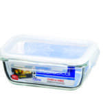 תבנית זכוכית מלבנית Lock&Lock אובן גלאס 730 מ"ל. מידות: 18x14x6.7 ס"מ. דגם LLG430