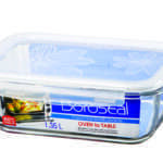 תבנית זכוכית מלבנית Lock&Lock בורוסיל 1.35 ליטר. מידות: 7.8x16.2x22.3 ס"מ דגם LLG448