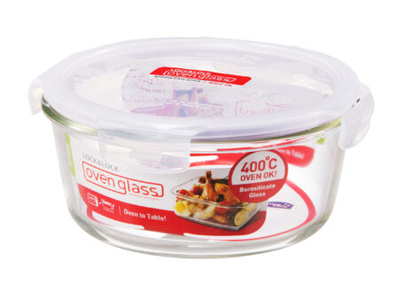 תבנית זכוכית עגולה 950 מ"ל – Lock&Lock