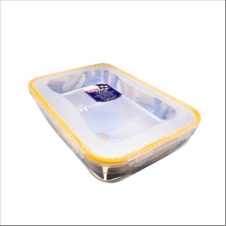 קופסת אחסון Lock&Lock הרמטית 3.4 ל' Easy Match. מידות: 33x23x6.8 ס"מ. דגם HPL361EM