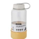 בקבוק מים 1 ליטר עם קערית סיליקון למים לכלב