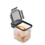 מיכל אחסון פלסטיק למזווה 2.5 ליטר עם ידית אחיזה