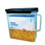 מיכל אחסון פלסטיק 9.6 ליטר עם ידית אחיזה