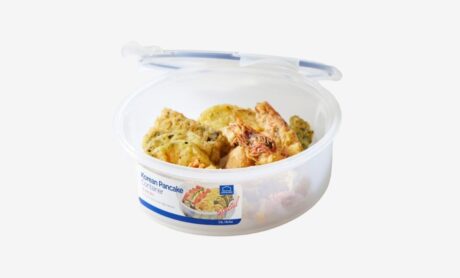 קופסת אחסון עגולה 2.5 ליטר עם רשת לניקוז נוזלים - Lock&Lock