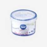 קופסת אחסון עגולה Lock&Lock מסדרת טוויסט 150 מ"ל קוטר: 7.7 ס"מ גובה: 5.7 ס"מ דגם LLS111