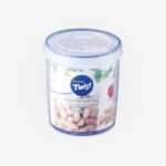 קופסת אחסון עגולה Lock&Lock מסדרת טוויסט 1 ליטר. קוטר: 11.5 ס"מ גובה: 13.2 ס"מ  דגם LLS132