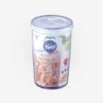 קופסת אחסון עגולה Lock&Lock מסדרת טוויסט 1.9 ליטר. קוטר: 12.7 ס"מ גובה: 20.4 ס"מ. דגם LLS143